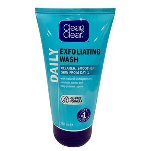 Clean &‎ Clear Daily Exfoliating Wash Oil-Free Face Cleanser 150ml EXP 09/2025